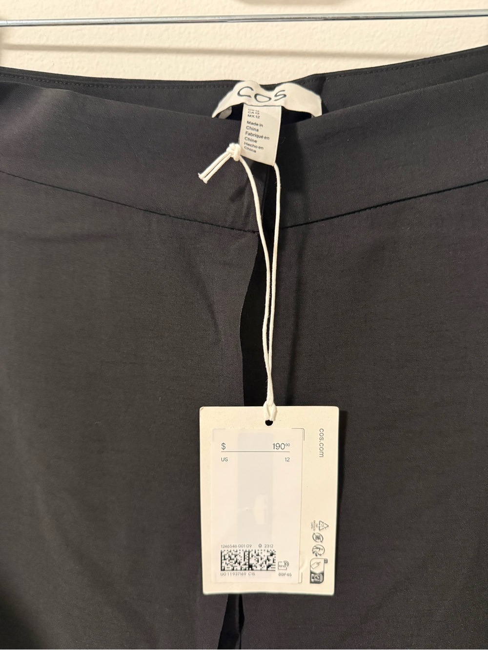 COS Tailored Wrap-Front Pants - Size 12 - Picture 5 of 12